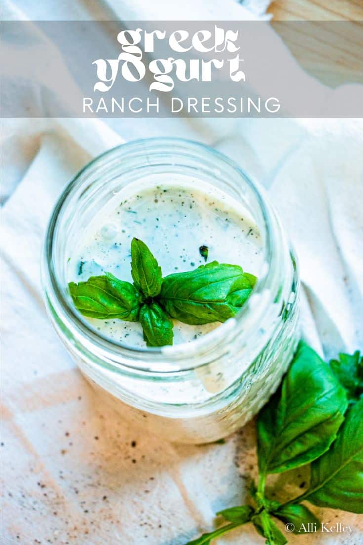 Do you love ranch dressing but are looking for a lighter alternative? Then my yogurt ranch dressing is the perfect solution! Greek yogurt is a fantastic source of healthy fats and protein, but it still has that delicious creamy taste you crave. It's quick to make and super yummy, you have to give this Greek yogurt ranch dressing a try!