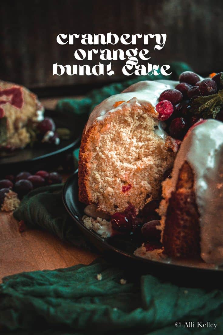 This cranberry orange Bundt cake is the perfect holiday treat! The delicious cranberry flavor and sweet orange come together in perfect harmony, and the cake itself is moist and flavorful - thanks to the addition of sour cream!