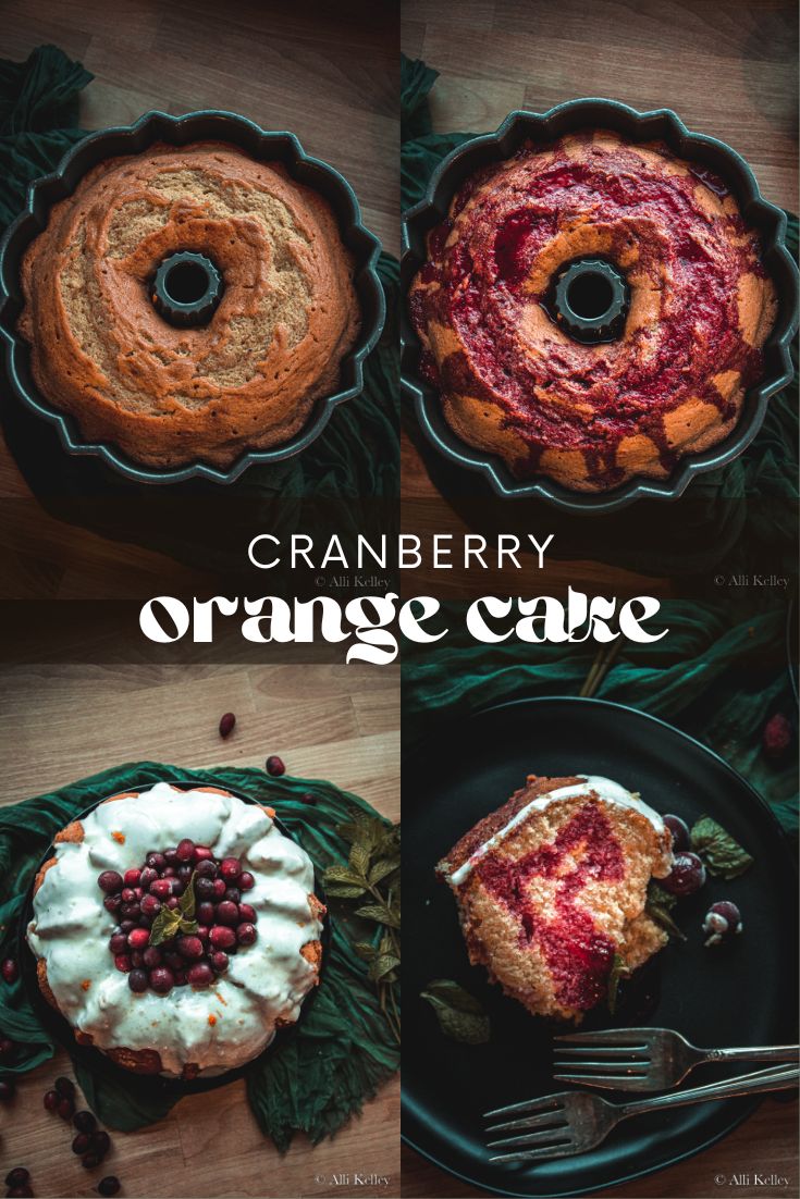 This cranberry orange Bundt cake is the perfect holiday treat! The delicious cranberry flavor and sweet orange come together in perfect harmony, and the cake itself is moist and flavorful - thanks to the addition of sour cream!