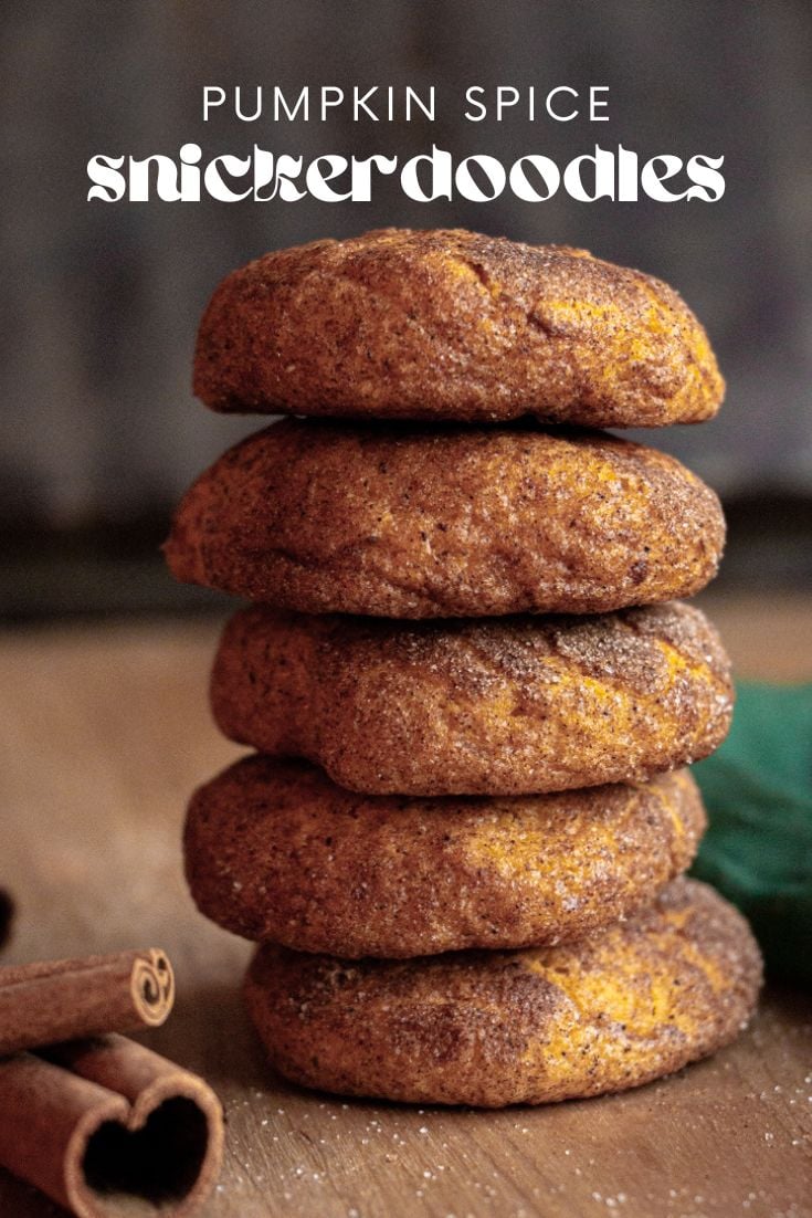 A fall upgrade on the classic snickerdoodle, these pumpkin snickerdoodles are a must-make for the season! Soft and chewy with the perfect amount of cinnamon-sugar sweetness, they'll be your new go-to cookie recipe.
