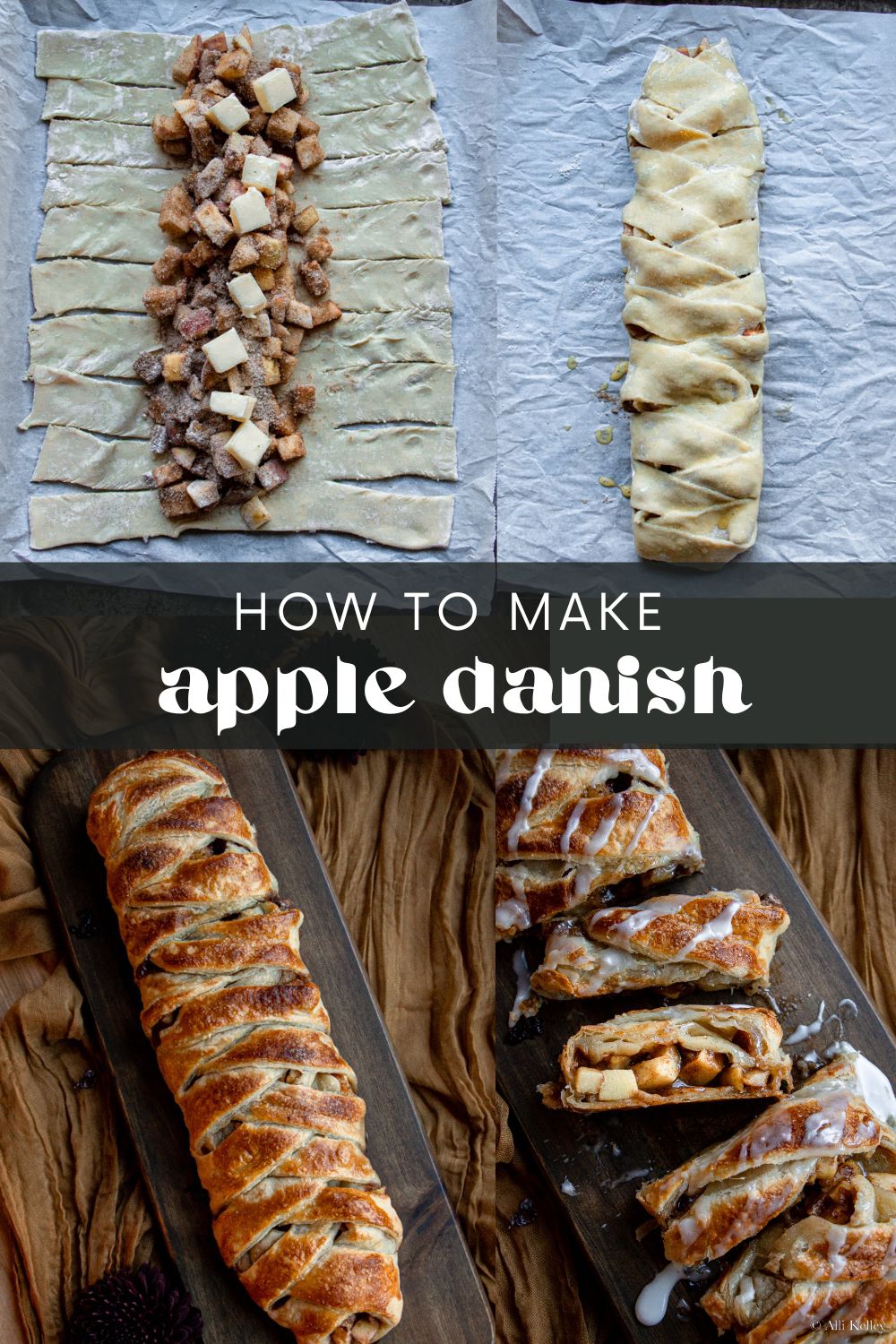 My easy apple danish recipe is full of delicious flavor, all without any time-consuming prep! Every bite is filled with sweet apples, warming spices, and flaky puff pastry. It's the perfect breakfast or dessert for all the family!