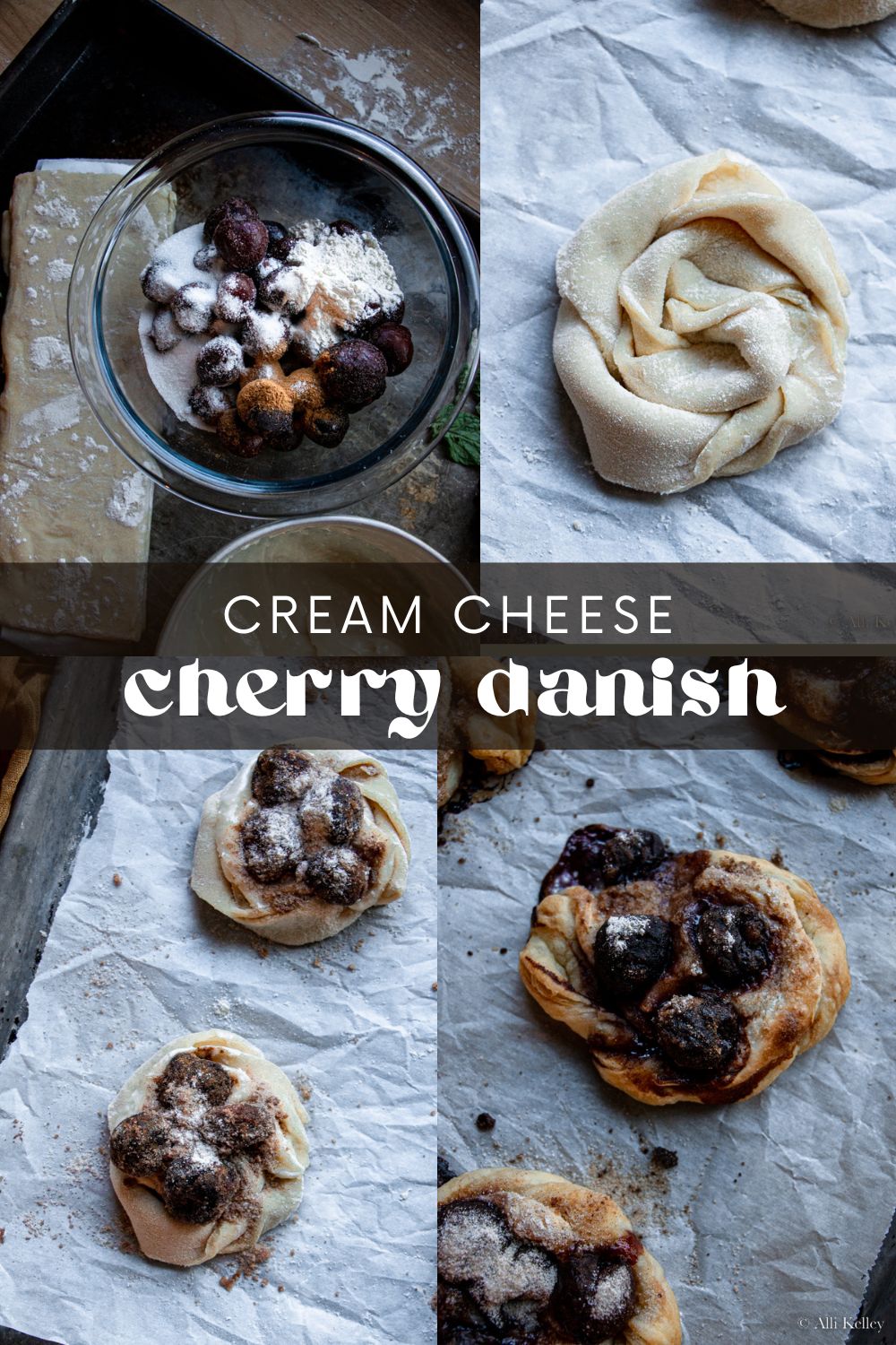 A cherry danish makes the best breakfast or afternoon treat! Combining the sweetness of cherries with the flakiness of puff pastry - all you need is one bite of this delicious cherry cream cheese danish, and your taste buds will be singing! Not to mention this recipe is also super quick and easy to make - win-win!