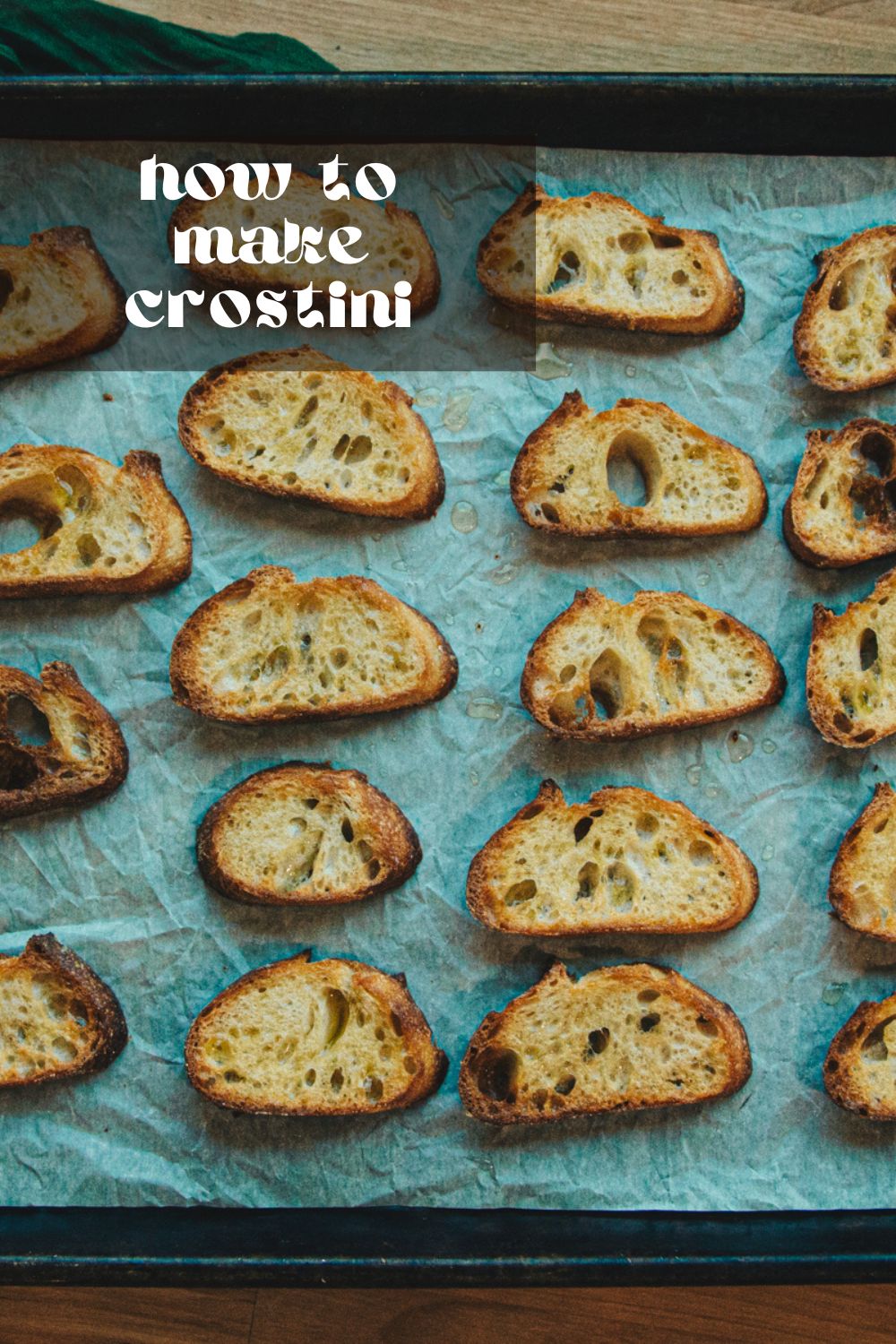 Once you learn how to make crostini, there's no need to resort to the store-bought variety again! Crostini bread is the perfect amount of crispy and goes well with so many delicious toppings. These little bites of heaven are the perfect appetizer or snack, and they're incredibly easy to make!