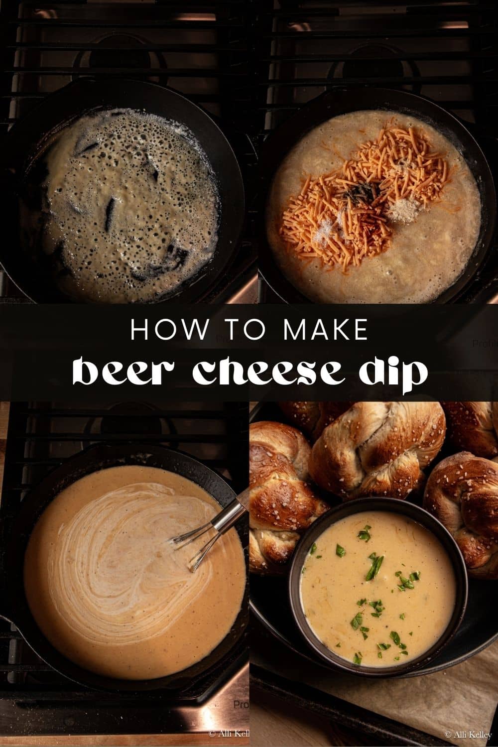 This beer cheese sauce recipe is a guaranteed crowd-pleaser! With the combination of beer and cheese, you'll get an amazing cheesy dip with a delicious hint of hops in every bite. Serve it up as an appetizer for your next dinner party or game day celebration, and you'll have a winning snack everyone will love!
