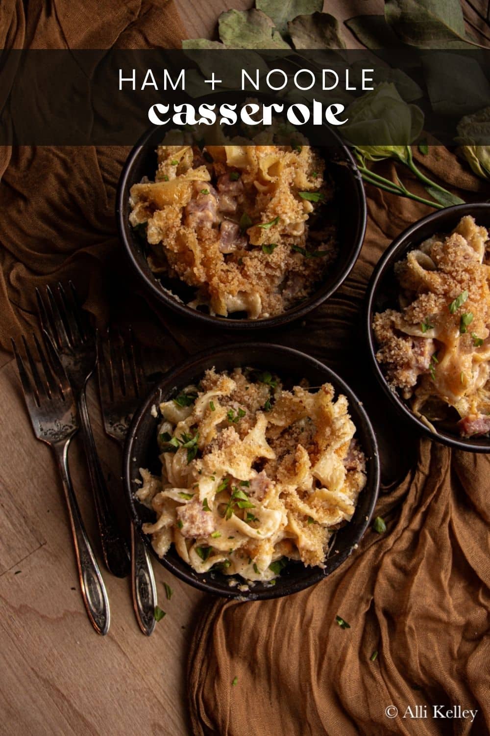 If you have some spare holiday ham or cooked ham steaks - leftover ham casserole is the perfect option for using it up! This easy recipe is a great way to add flavor and texture to your meal while ensuring nothing goes to waste. Not only that, but this delicious dish makes the best easy lunch or comforting midweek dinner.