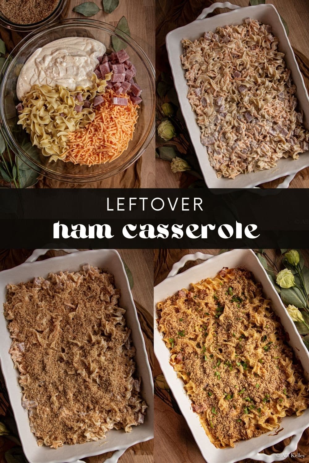 If you have some spare holiday ham or cooked ham steaks - leftover ham casserole is the perfect option for using it up! This easy recipe is a great way to add flavor and texture to your meal while ensuring nothing goes to waste. Not only that, but this delicious dish makes the best easy lunch or comforting midweek dinner.