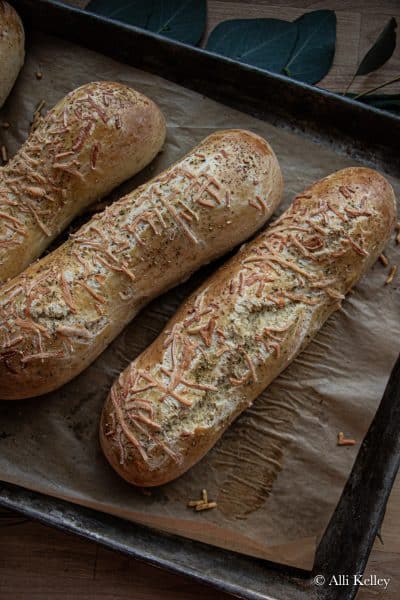 Subway Bread Recipe (Italian Herb Cheese)