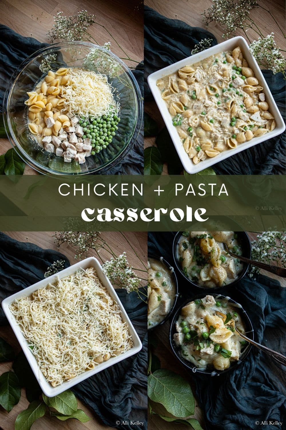 Creamy, cheesy chicken pasta casserole is one of those comforting dishes everyone will love. It's easy to make, requires minimal ingredients, and packs tons of flavor! This dish perfectly combines protein-packed chicken and hearty pasta in a creamy sauce - ideal for a cozy weeknight dinner.