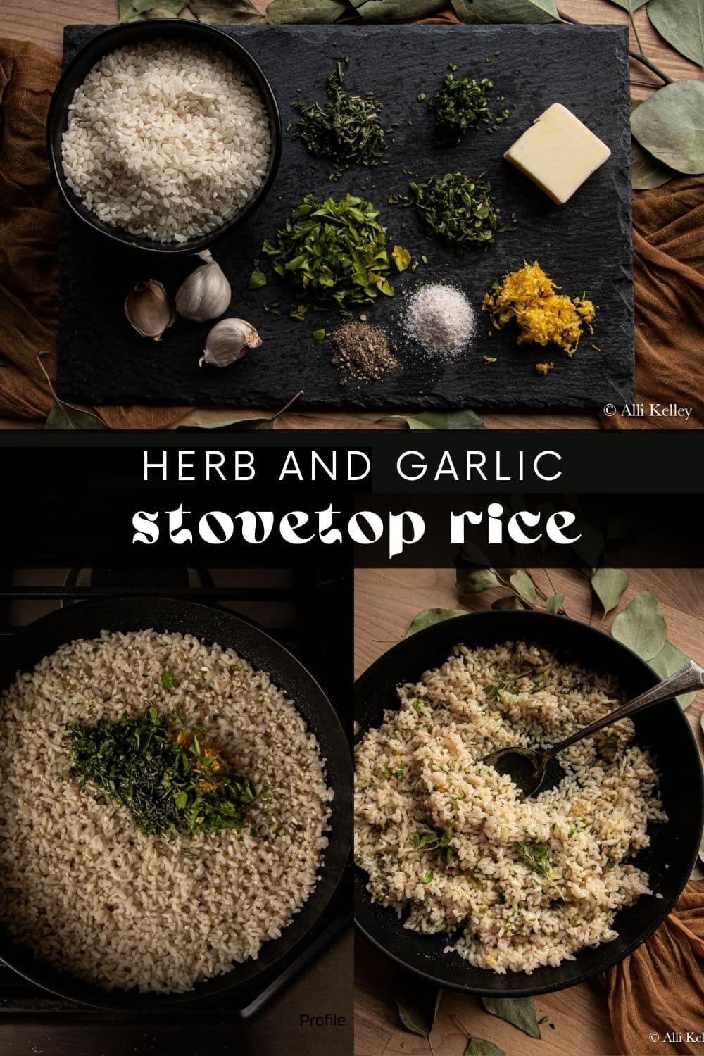 Garlic and herb rice is the perfect side dish for any occasion! The tasty combination of fragrant herbs, garlic, butter, and rice will add a delicious burst of flavor to your meal times. Ready in no time at all, this easy-to-make recipe will soon be your go-to side dish.