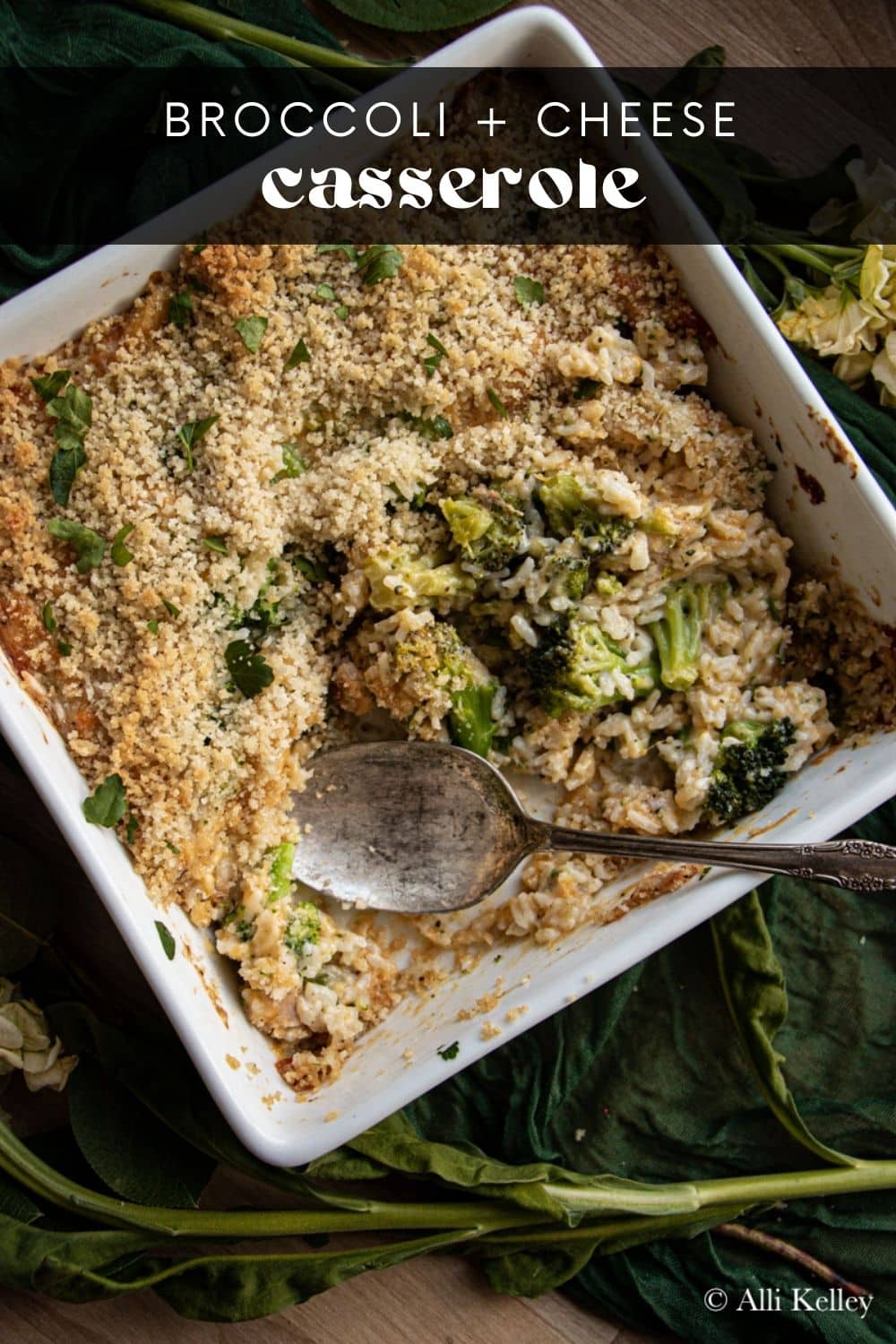 Broccoli rice casserole is a simple and delicious meal that'll be a hit in any household! Bursting with flavor from the garlic, cream of chicken soup, broccoli florets, and sharp cheddar cheese – this will be your new go-to family-friendly recipe. The best part? It's easy to make and cooks in just 40 minutes!