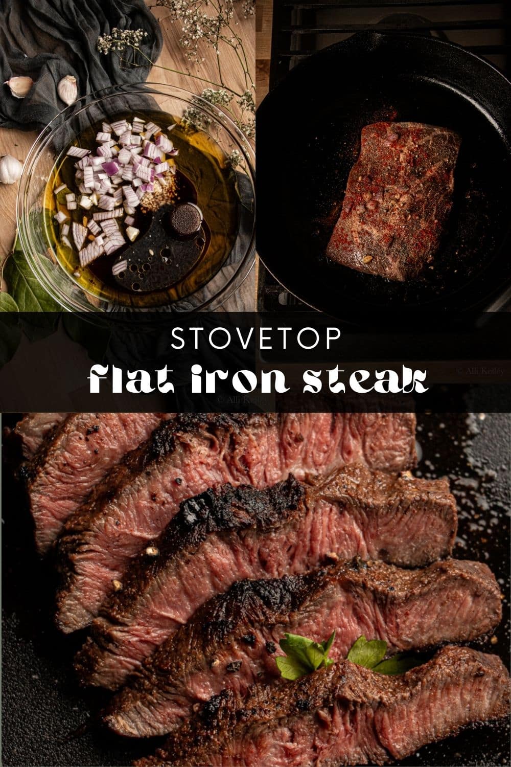 Flat iron steak is one of the most underrated yet delicious cuts of beef. Juicy, tender, and packed full of flavor, it's a real treat! My flat iron steak recipe takes this cut of meat to the next level with a simple marinade that adds even more flavor. Plus, once you know how to cook flat iron steak - you can have restaurant-worthy steak at home whenever you want!