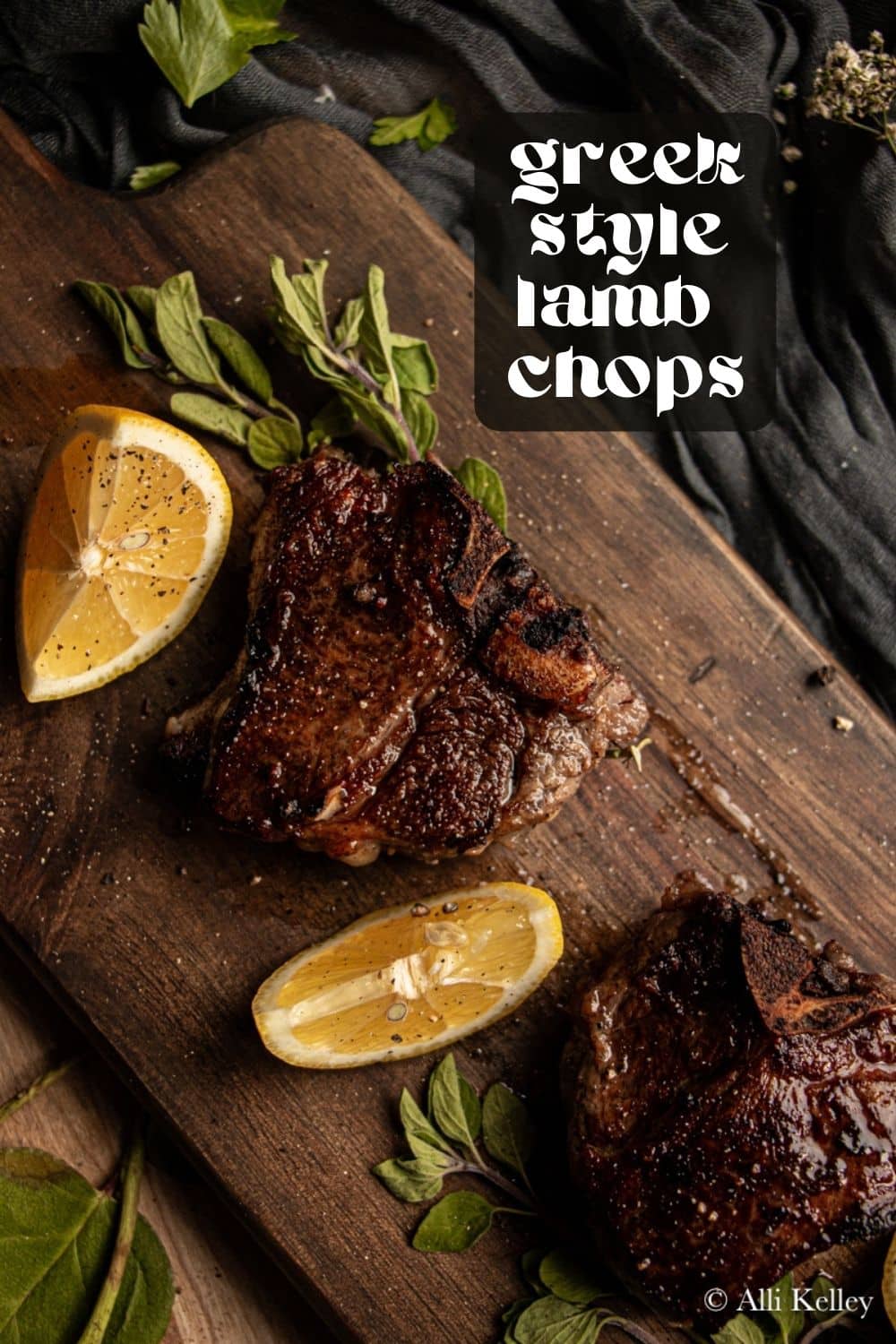 Lamb is one of the most popular meats in Greek cuisine, and with good reason: it's packed with flavor and is so versatile. These Greek lamb chops are smothered in a traditional marinade of fresh lemon juice, garlic, olive oil, and herbs. The result is a zesty, juicy, and delicious dinner your family will love!