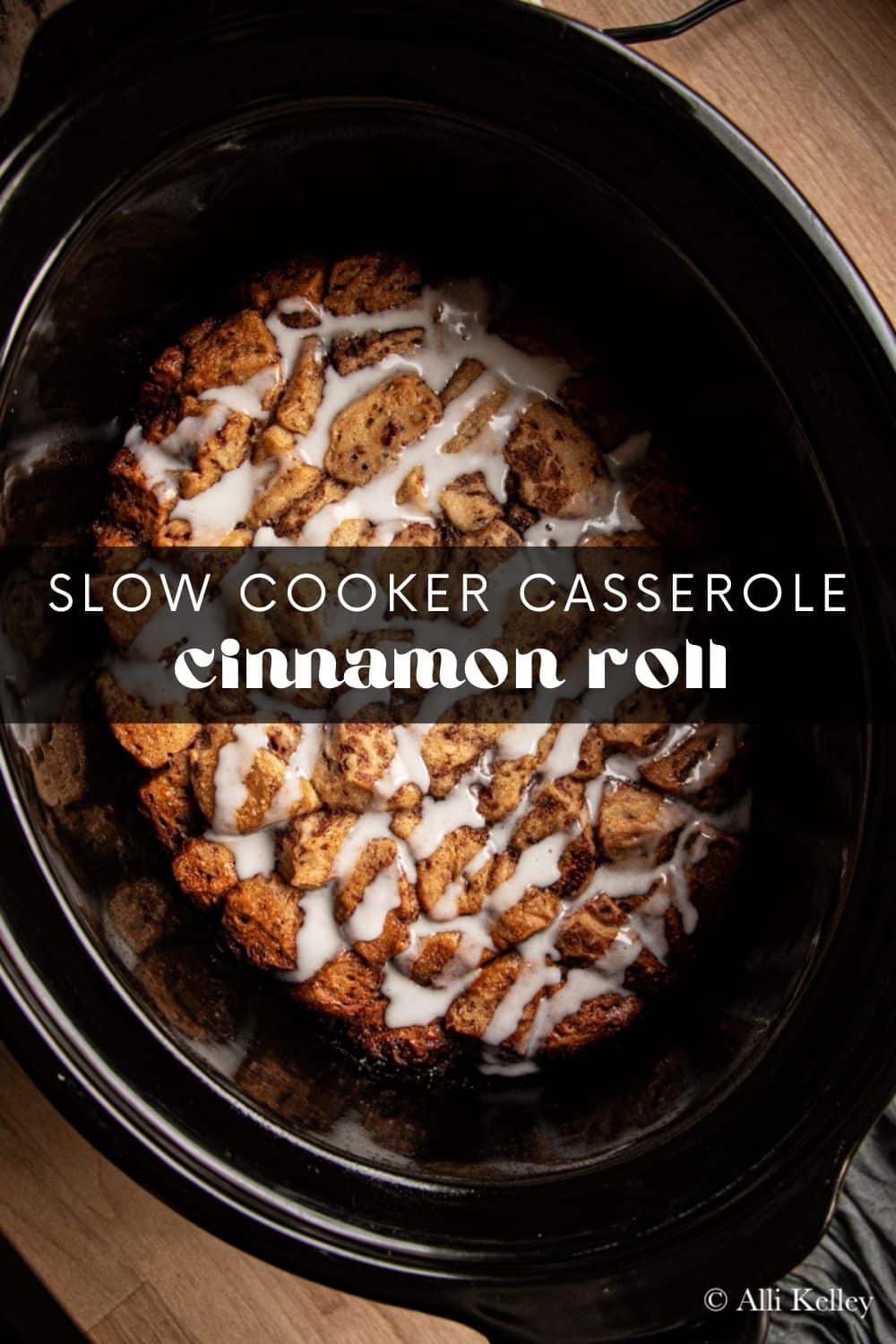 Crock pot cinnamon roll casserole is the ultimate breakfast treat! It’s so easy to make – all you need is a few key ingredients, and the slow cooker does the rest.