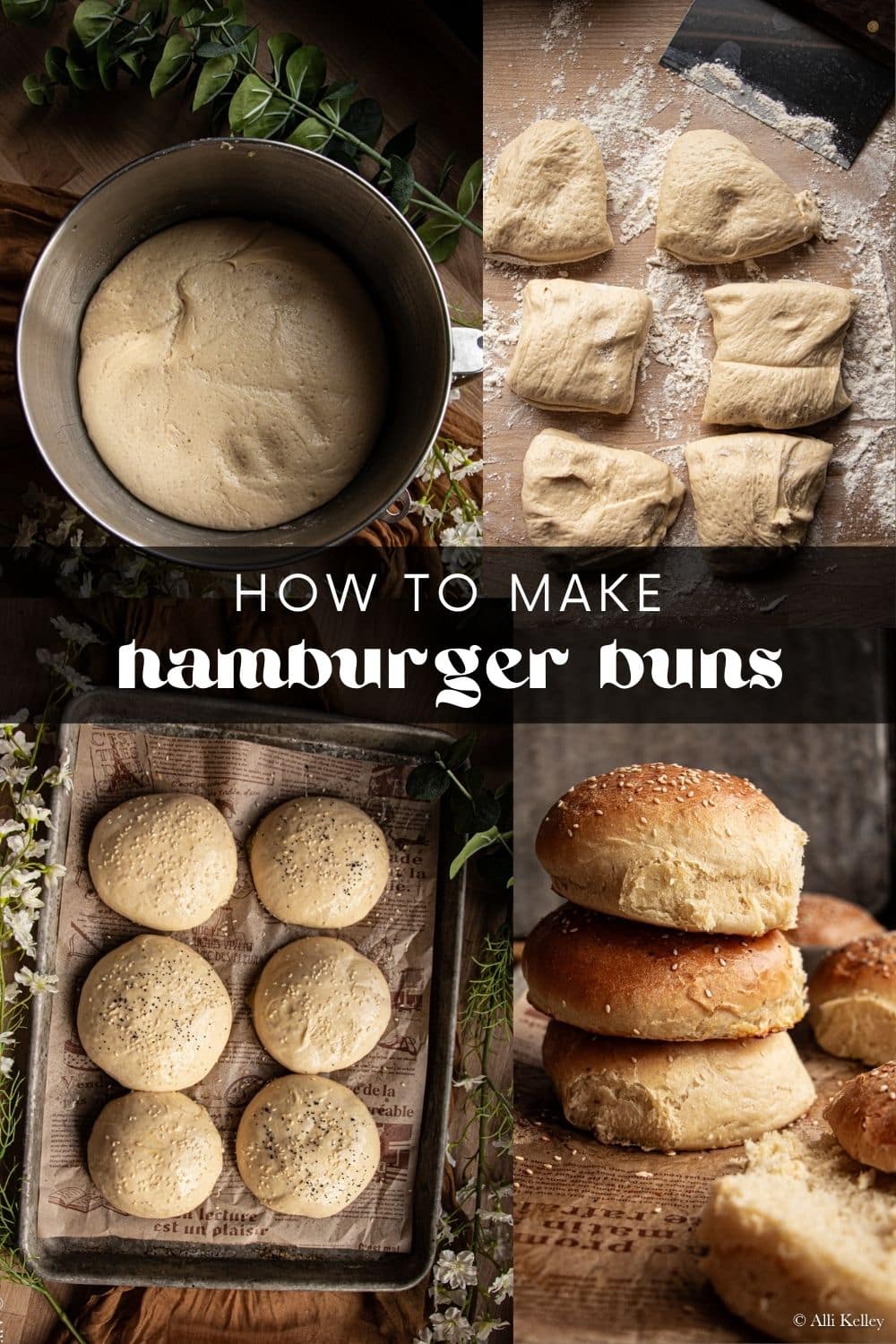 Making homemade hamburger buns is easier than you think! Using just a few pantry staples, you can make soft and fluffy hamburger buns that rival anything in the grocery store. Stuff them with your favorite fillings and enjoy a delicious, homemade meal your family will love!