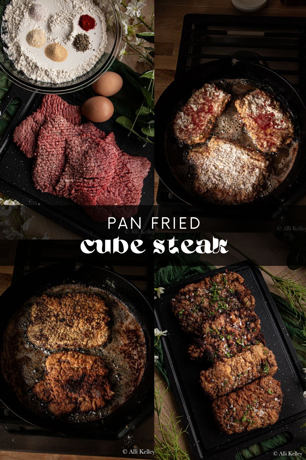 This cube steak recipe is the perfect way to elevate your weeknight dinner game. It's easy, delicious, and smothered in a rich onion gravy! Once you know how to cook cube steak, it'll be your new go-to comfort food. Serve it with mashed potatoes, rice, or your favorite vegetables for an oh-so-satisfying meal!