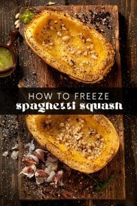 The only problem is how short spaghetti squash season is. They're usually harvested in the fall, which is when they taste the best. Which leads to the question: can you freeze spaghetti squash?