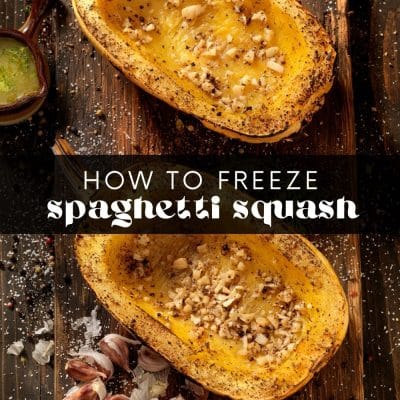 The only problem is how short spaghetti squash season is. They're usually harvested in the fall, which is when they taste the best. Which leads to the question: can you freeze spaghetti squash?